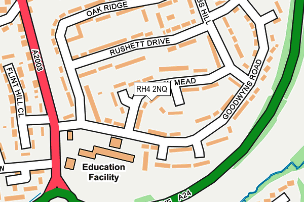 RH4 2NQ map - OS OpenMap – Local (Ordnance Survey)