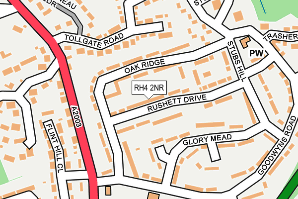 RH4 2NR map - OS OpenMap – Local (Ordnance Survey)