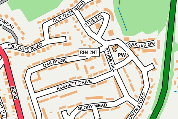 RH4 2NT map - OS OpenMap – Local (Ordnance Survey)