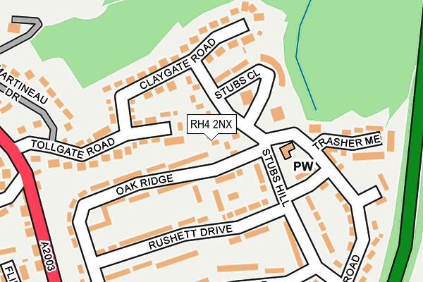 RH4 2NX map - OS OpenMap – Local (Ordnance Survey)