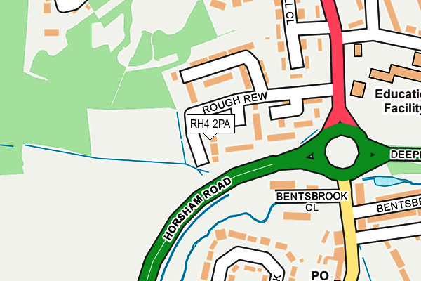 RH4 2PA map - OS OpenMap – Local (Ordnance Survey)