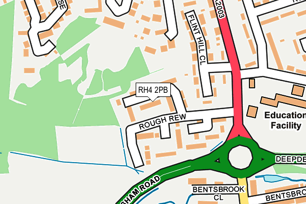 RH4 2PB map - OS OpenMap – Local (Ordnance Survey)