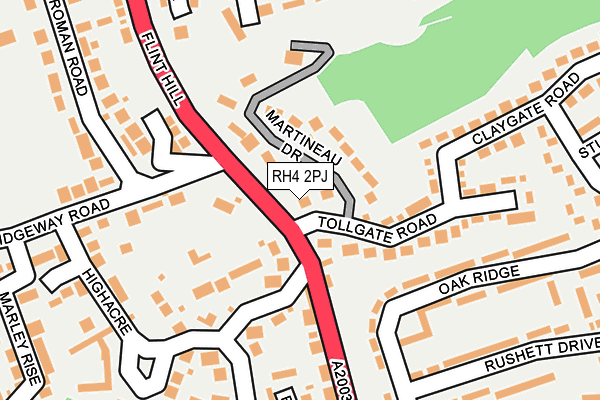 RH4 2PJ map - OS OpenMap – Local (Ordnance Survey)