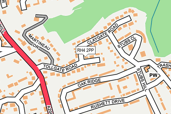 RH4 2PP map - OS OpenMap – Local (Ordnance Survey)