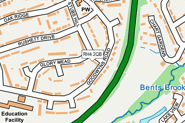RH4 2QB map - OS OpenMap – Local (Ordnance Survey)