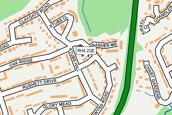 RH4 2QE map - OS OpenMap – Local (Ordnance Survey)