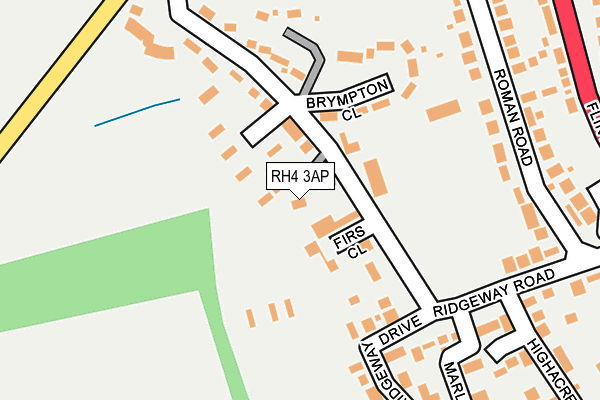 RH4 3AP map - OS OpenMap – Local (Ordnance Survey)