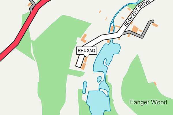 RH4 3AQ map - OS OpenMap – Local (Ordnance Survey)