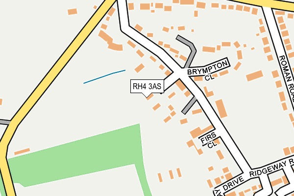 RH4 3AS map - OS OpenMap – Local (Ordnance Survey)