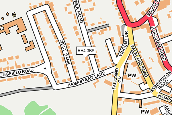 RH4 3BS map - OS OpenMap – Local (Ordnance Survey)