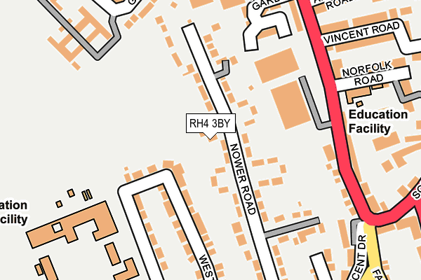 RH4 3BY map - OS OpenMap – Local (Ordnance Survey)