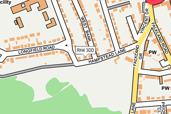 RH4 3DD map - OS OpenMap – Local (Ordnance Survey)