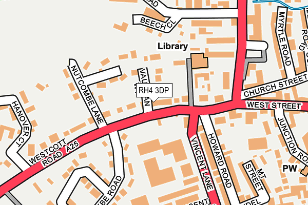 RH4 3DP map - OS OpenMap – Local (Ordnance Survey)