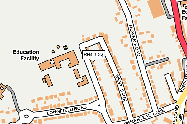 RH4 3DQ map - OS OpenMap – Local (Ordnance Survey)