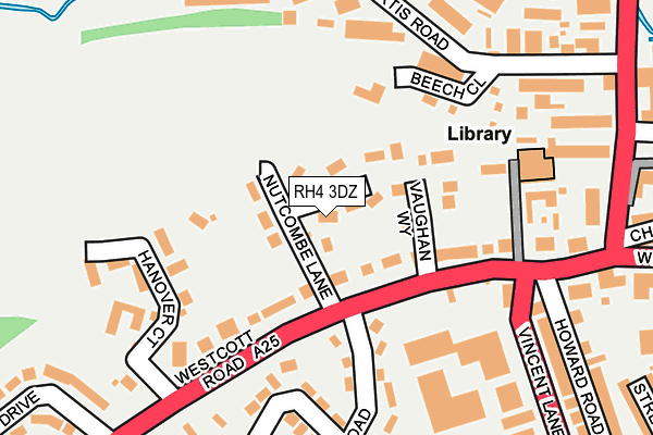 RH4 3DZ map - OS OpenMap – Local (Ordnance Survey)