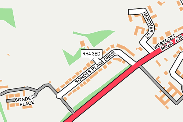 RH4 3ED map - OS OpenMap – Local (Ordnance Survey)