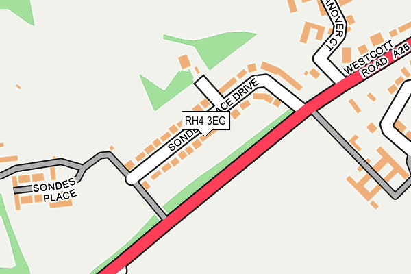 RH4 3EG map - OS OpenMap – Local (Ordnance Survey)