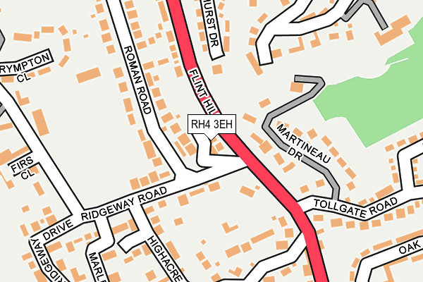 RH4 3EH map - OS OpenMap – Local (Ordnance Survey)