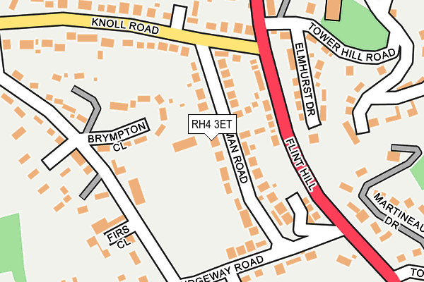 RH4 3ET map - OS OpenMap – Local (Ordnance Survey)