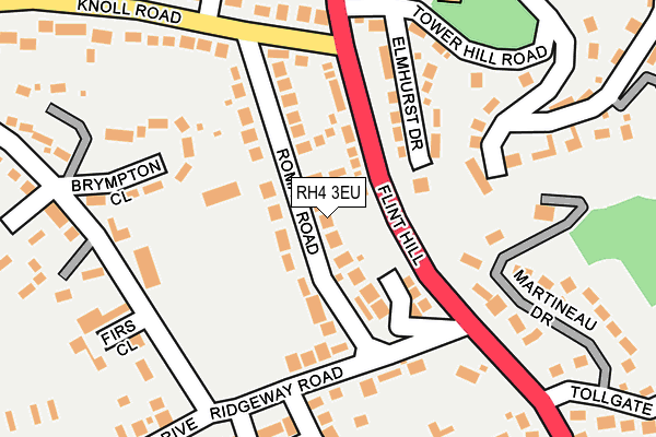 RH4 3EU map - OS OpenMap – Local (Ordnance Survey)