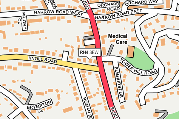 RH4 3EW map - OS OpenMap – Local (Ordnance Survey)
