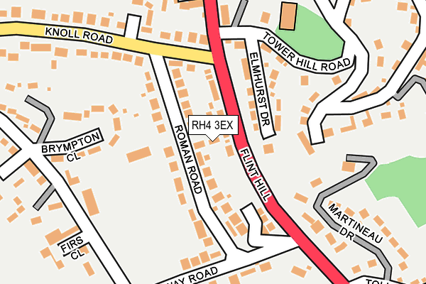 RH4 3EX map - OS OpenMap – Local (Ordnance Survey)