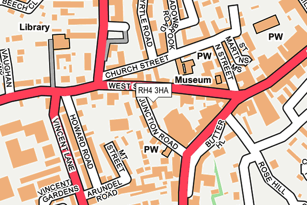 RH4 3HA map - OS OpenMap – Local (Ordnance Survey)