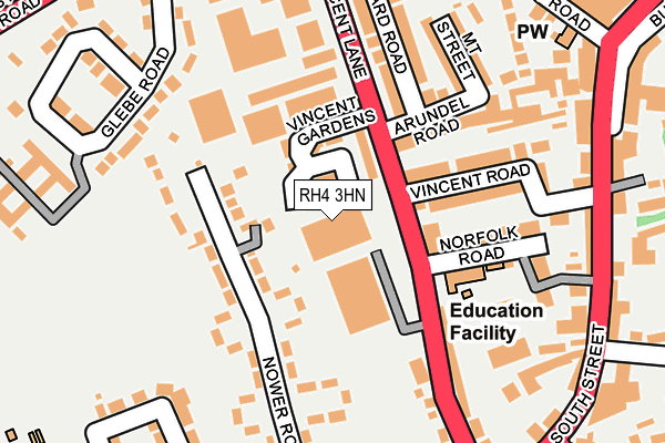 RH4 3HN map - OS OpenMap – Local (Ordnance Survey)