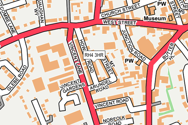RH4 3HR map - OS OpenMap – Local (Ordnance Survey)