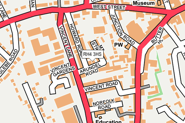 RH4 3HS map - OS OpenMap – Local (Ordnance Survey)