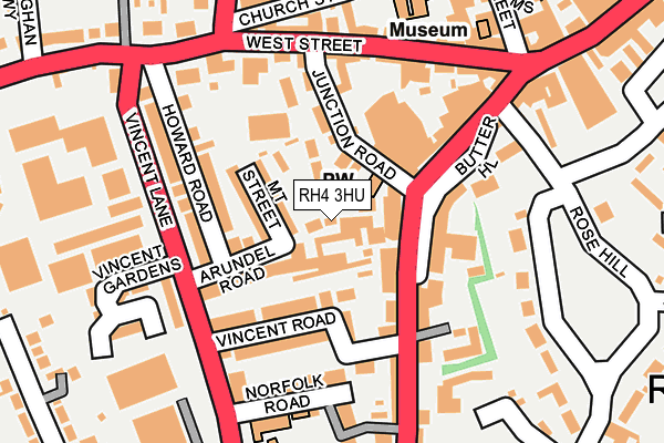 RH4 3HU map - OS OpenMap – Local (Ordnance Survey)