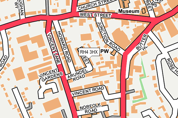 RH4 3HX map - OS OpenMap – Local (Ordnance Survey)