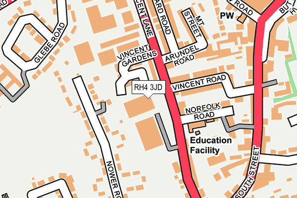 RH4 3JD map - OS OpenMap – Local (Ordnance Survey)