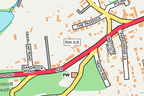RH4 3LB map - OS OpenMap – Local (Ordnance Survey)
