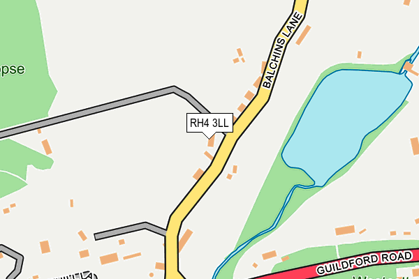 RH4 3LL map - OS OpenMap – Local (Ordnance Survey)