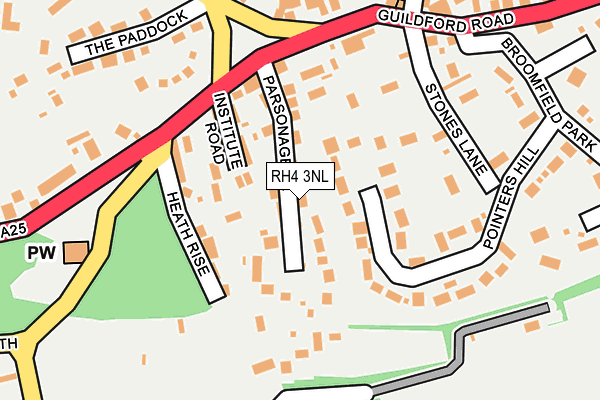 RH4 3NL map - OS OpenMap – Local (Ordnance Survey)