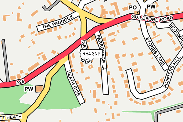 RH4 3NP map - OS OpenMap – Local (Ordnance Survey)