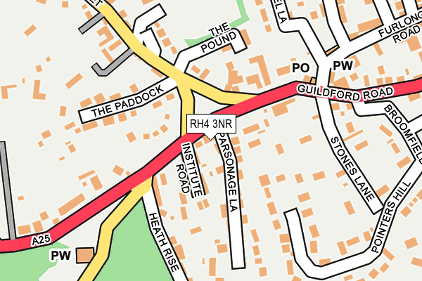 RH4 3NR map - OS OpenMap – Local (Ordnance Survey)