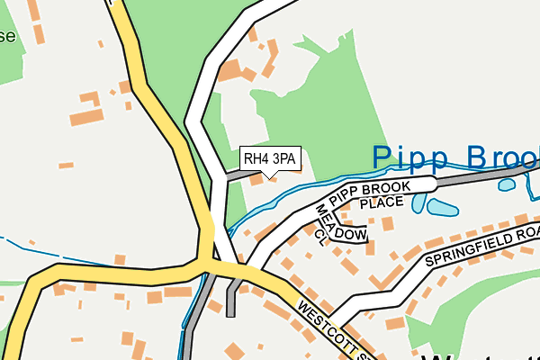 RH4 3PA map - OS OpenMap – Local (Ordnance Survey)