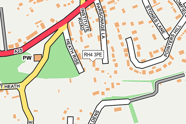 RH4 3PE map - OS OpenMap – Local (Ordnance Survey)