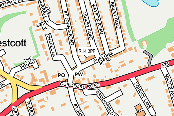 RH4 3PP map - OS OpenMap – Local (Ordnance Survey)