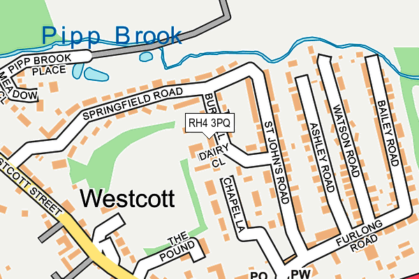 RH4 3PQ map - OS OpenMap – Local (Ordnance Survey)