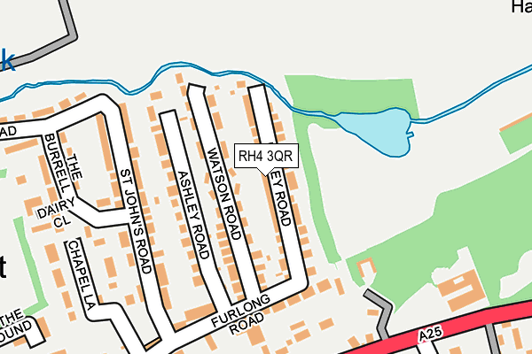 RH4 3QR map - OS OpenMap – Local (Ordnance Survey)