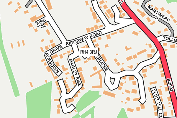 RH4 3RJ map - OS OpenMap – Local (Ordnance Survey)