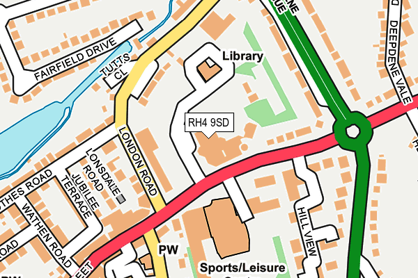 RH4 9SD map - OS OpenMap – Local (Ordnance Survey)