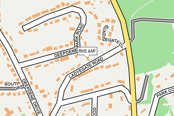 RH5 4AP map - OS OpenMap – Local (Ordnance Survey)