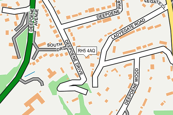 RH5 4AQ map - OS OpenMap – Local (Ordnance Survey)