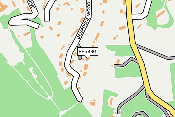 RH5 4BG map - OS OpenMap – Local (Ordnance Survey)