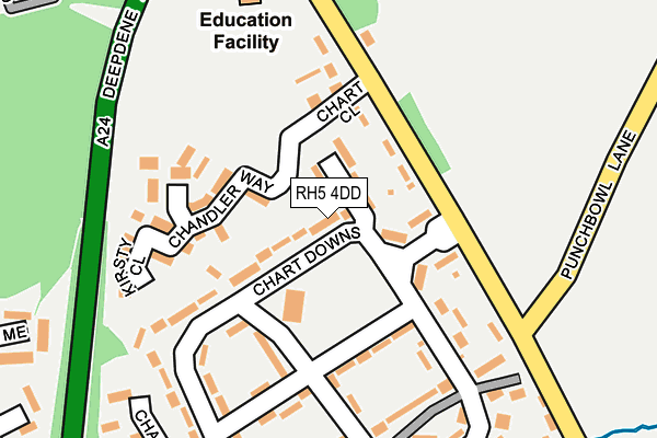 RH5 4DD map - OS OpenMap – Local (Ordnance Survey)