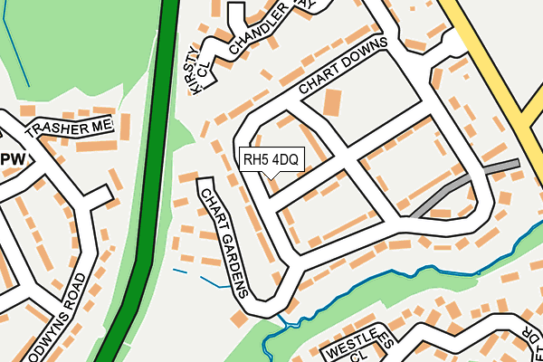 RH5 4DQ map - OS OpenMap – Local (Ordnance Survey)